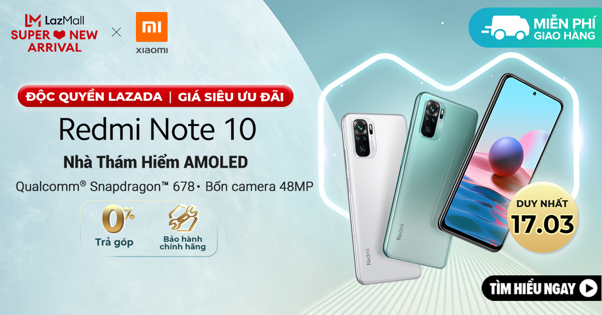 Thiết kế của Xiaomi Redmi Note 10 Thiết kế của Xiaomi Redmi Note 10