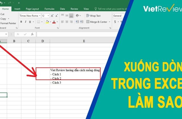 Các Phương Pháp Xuống Dòng Hiệu Quả Trong Excel