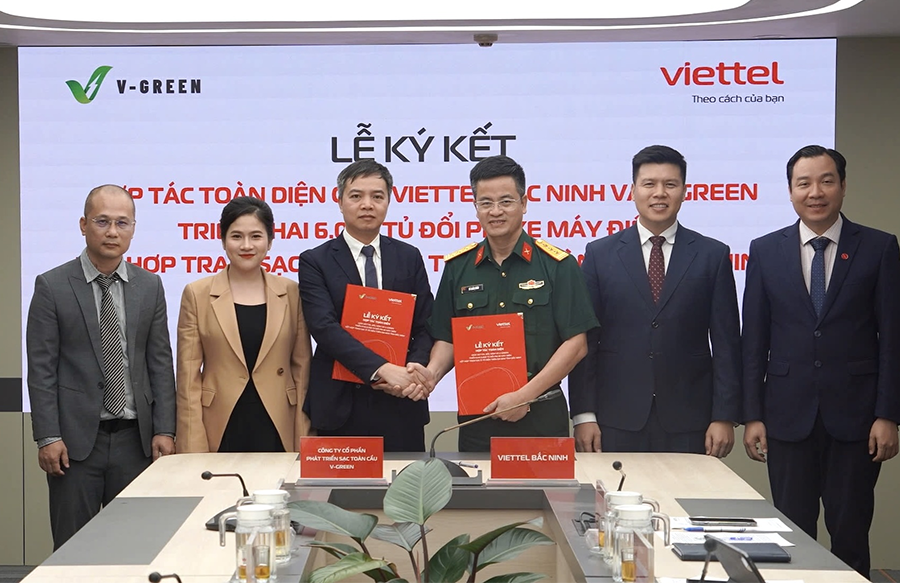 Viettel Hợp Tác Triển Khai 6.000 Tủ Đổi Pin Xe Máy Điện Tại Bắc Ninh