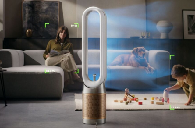 Dyson Ra Mắt Quạt Không Cánh Thông Minh Kết Hợp Camera Giám Sát