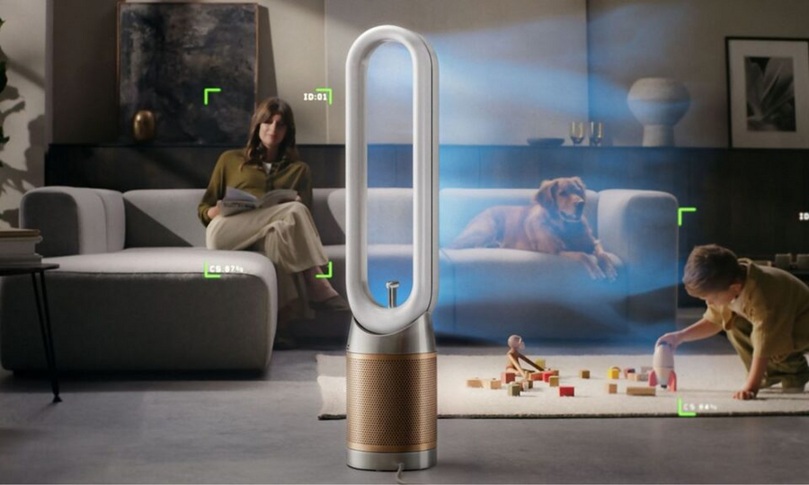 Dyson Ra Mắt Quạt Không Cánh Thông Minh Kết Hợp Camera Giám Sát