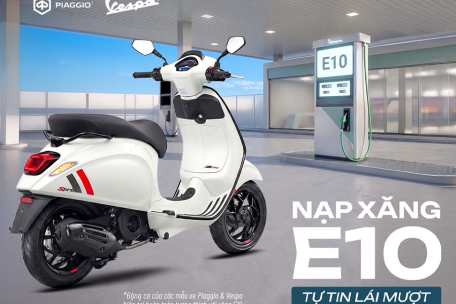 Xe Piaggio và Vespa Tại Việt Nam: Tương Thích Với Xăng E10