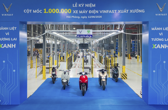 VinFast Đánh Dấu Một Mốc Quan Trọng Với Xe Máy Điện Thứ 1 Triệu