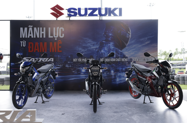 Suzuki Ra Mắt New Satria: Thiết Kế Thể Thao và Công Nghệ An Toàn Mới
