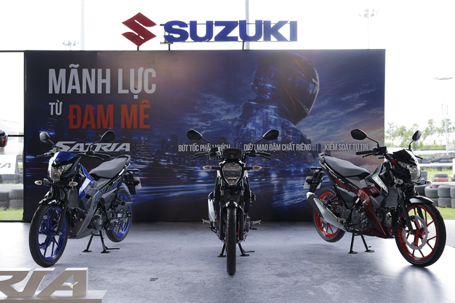 Suzuki Ra Mắt New Satria: Thiết Kế Thể Thao và Công Nghệ An Toàn Mới