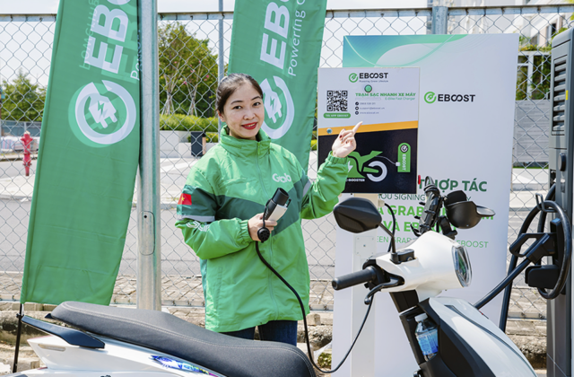 Grab Cam Kết Đầu Tư Hơn 6.000 Cổng Sạc Xe Điện Tại Việt Nam