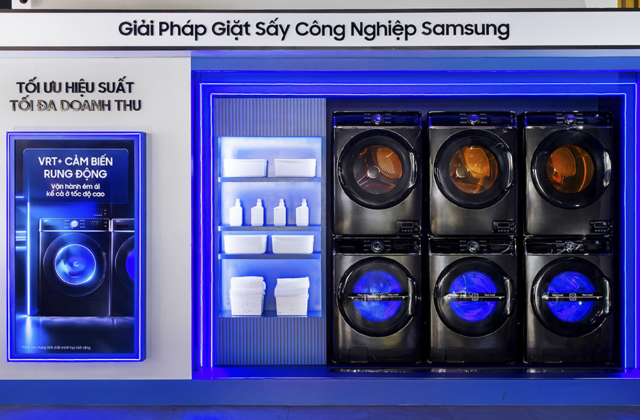 Khám Phá Giải Pháp Giặt Sấy Công Nghiệp Từ Samsung Tại Việt Nam