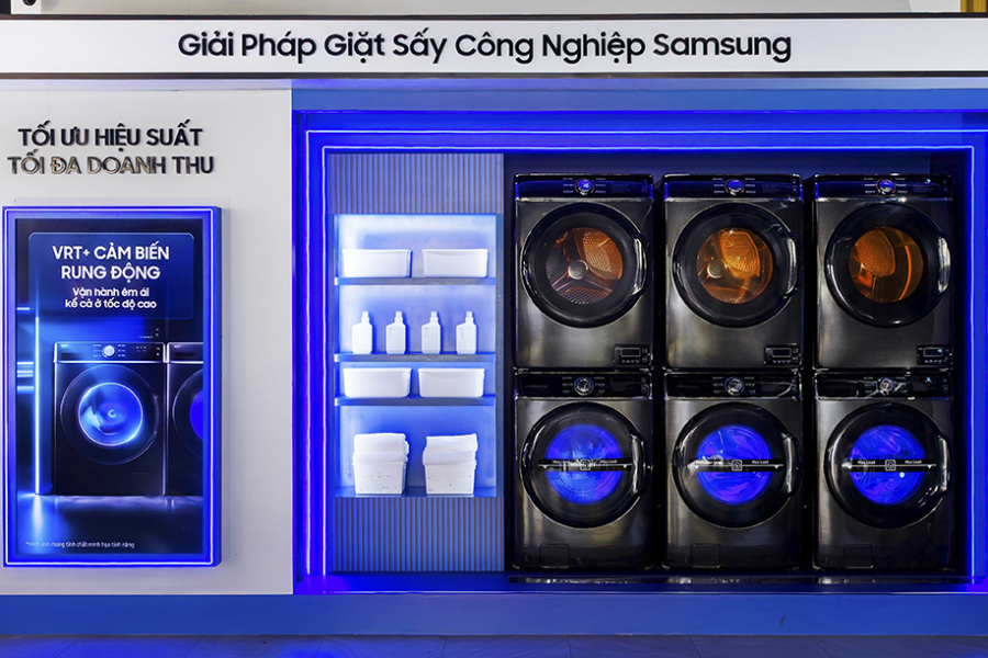 Khám Phá Giải Pháp Giặt Sấy Công Nghiệp Từ Samsung Tại Việt Nam