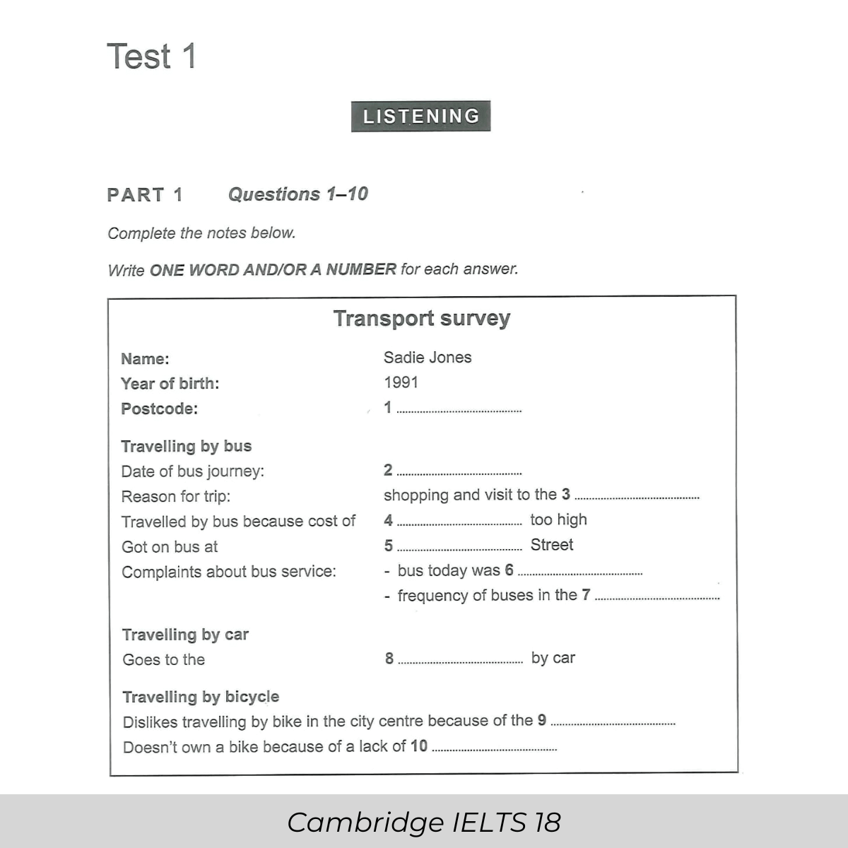 Đánh Giá Chi Tiết Sách Cambridge 18: Chuẩn Bị Tốt Nhất Cho Kỳ Thi IELTS 3 Listening test – Cambridge IELTS 18