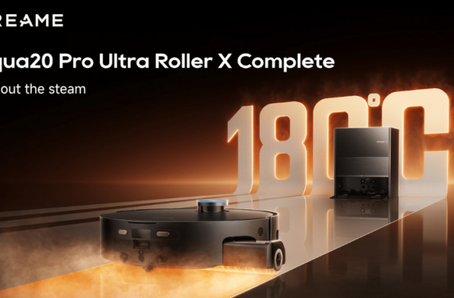 Aqua20 Pro Ultra Roller X Complete: robot hút bụi-lau dùng hơi nước nóng cho sàn sạch hơn